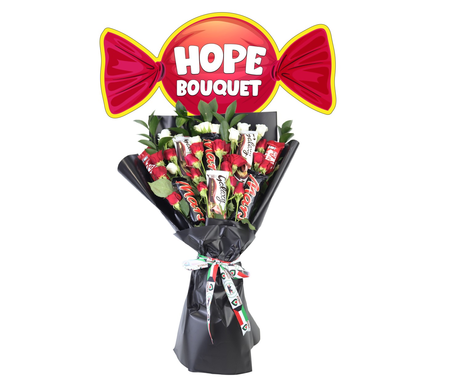 Hope National Day Rose Bouquet