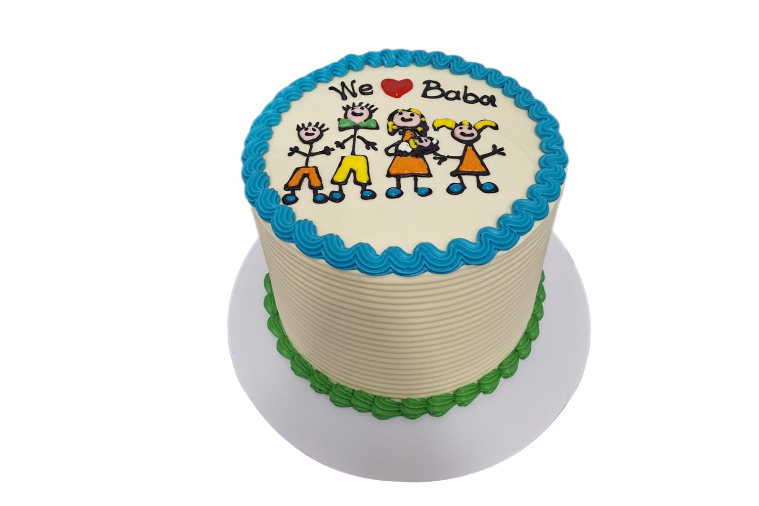 We Love Dad Cake