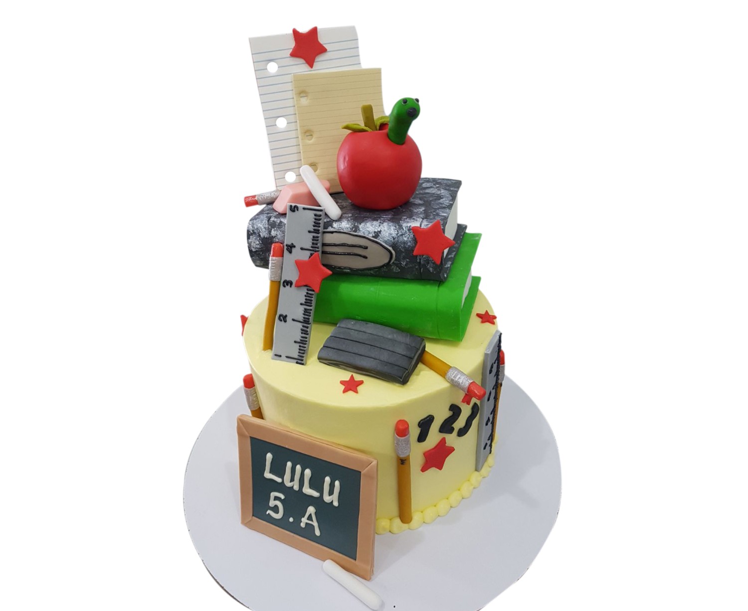 Back to School Books Cake