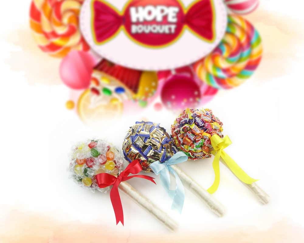 Hope Lollipop Candy Trio