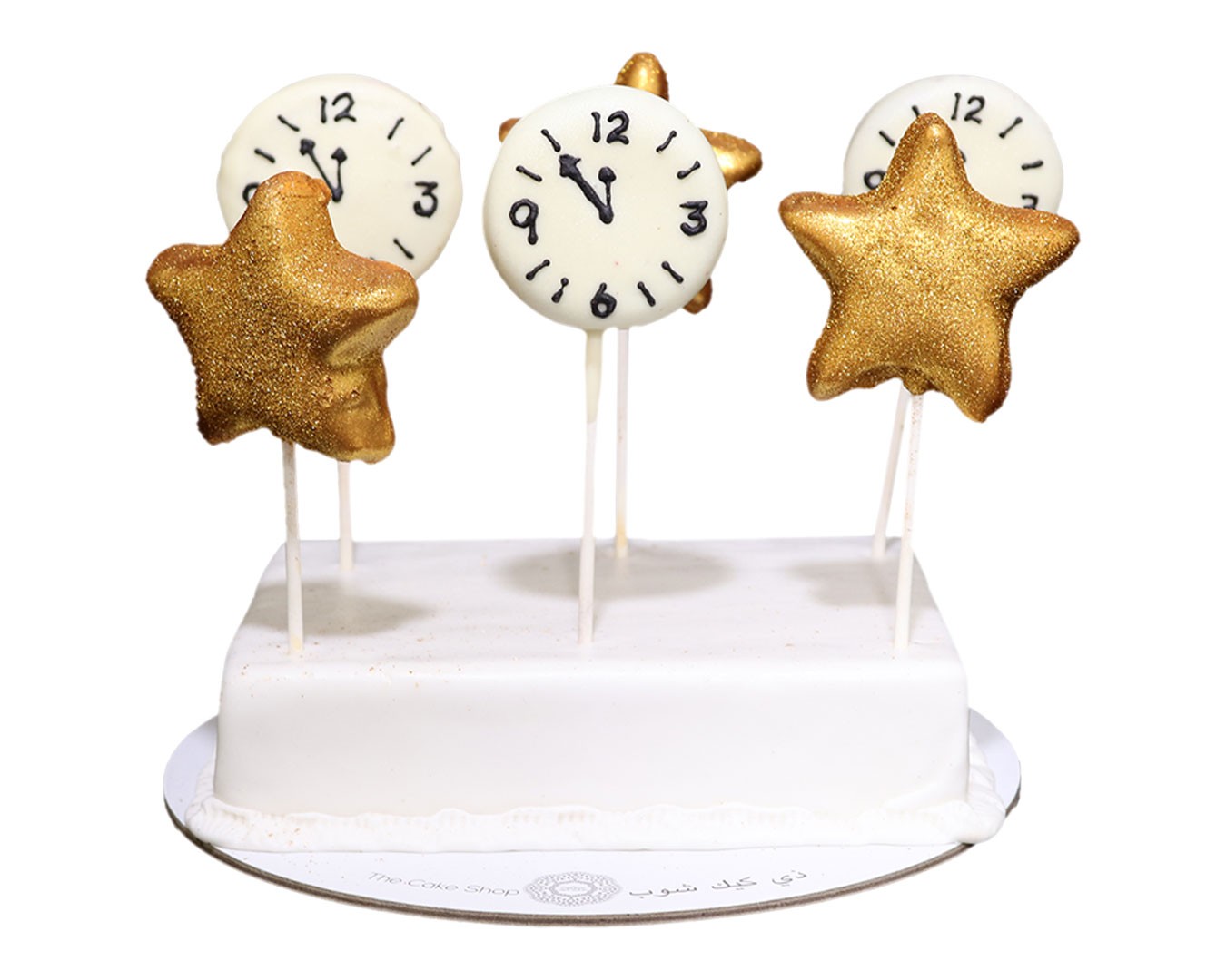 New year Stars Cakepops