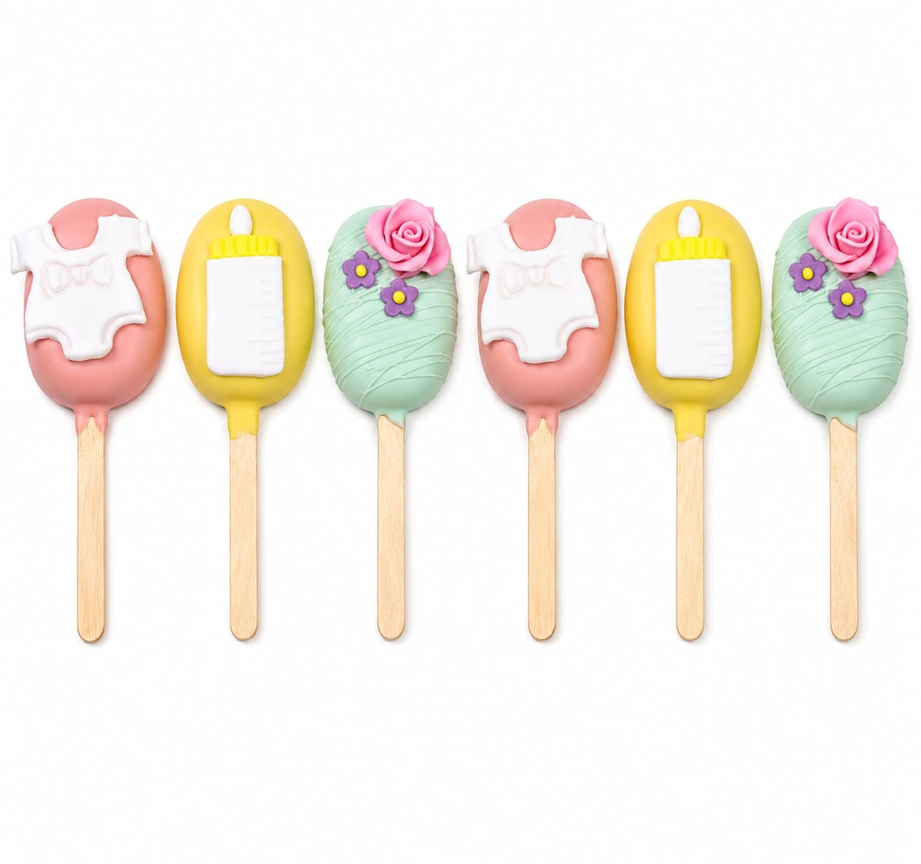 New Born Baby Popsicles