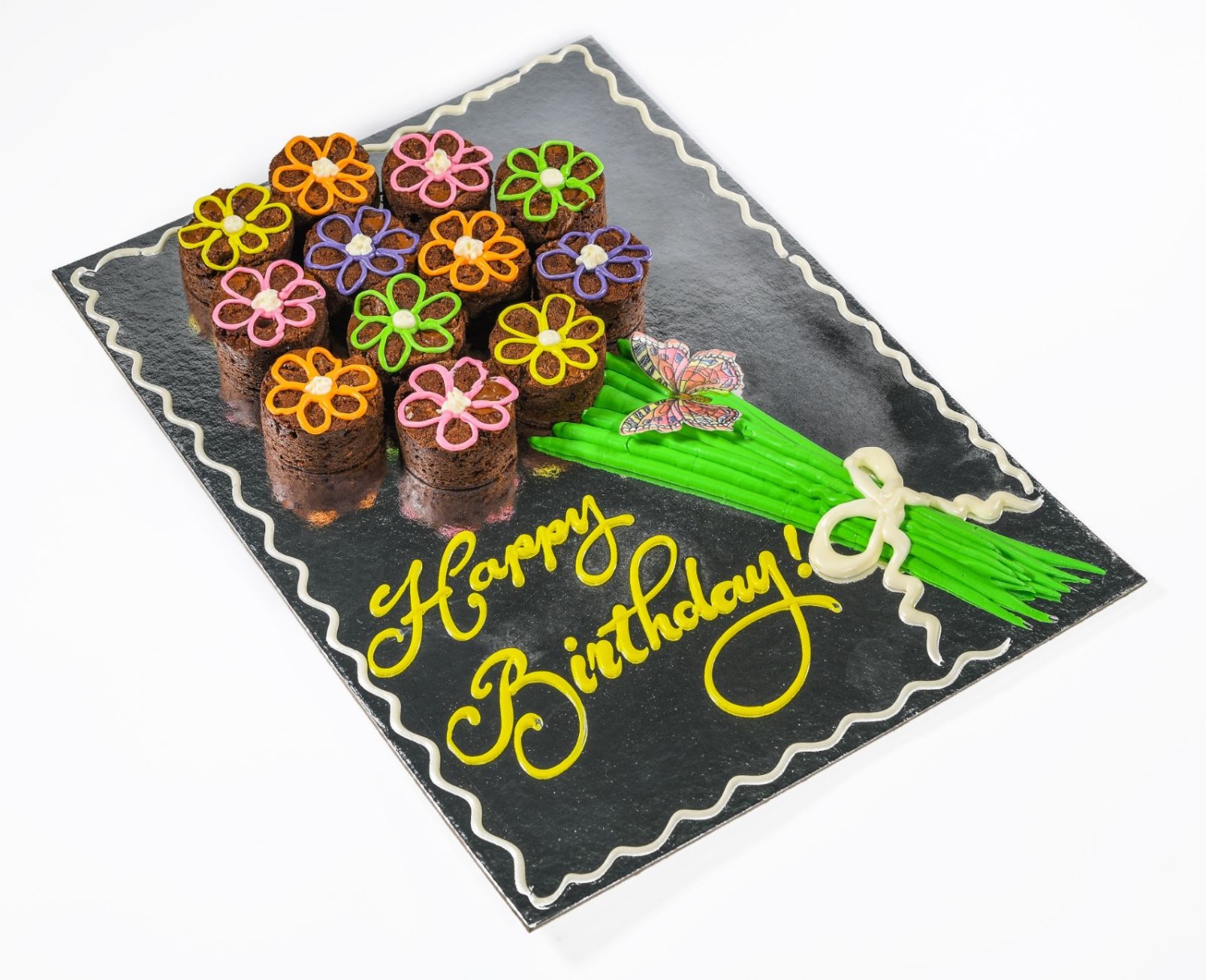 Colourful  Brownie Bouquet