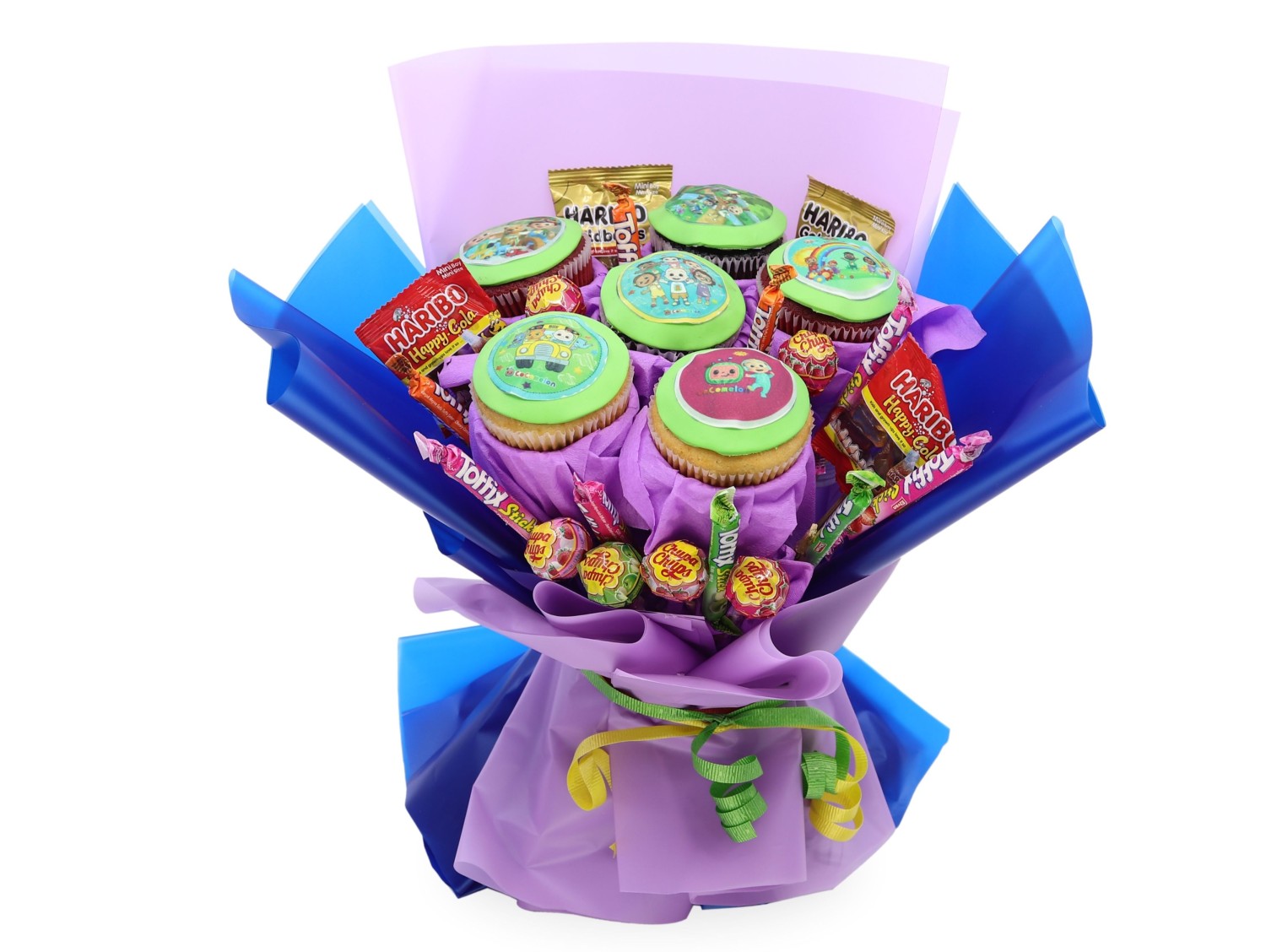 Hope Coco Melon Cupcakes Bouquet