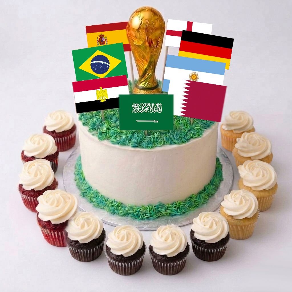World Cup cake cupca