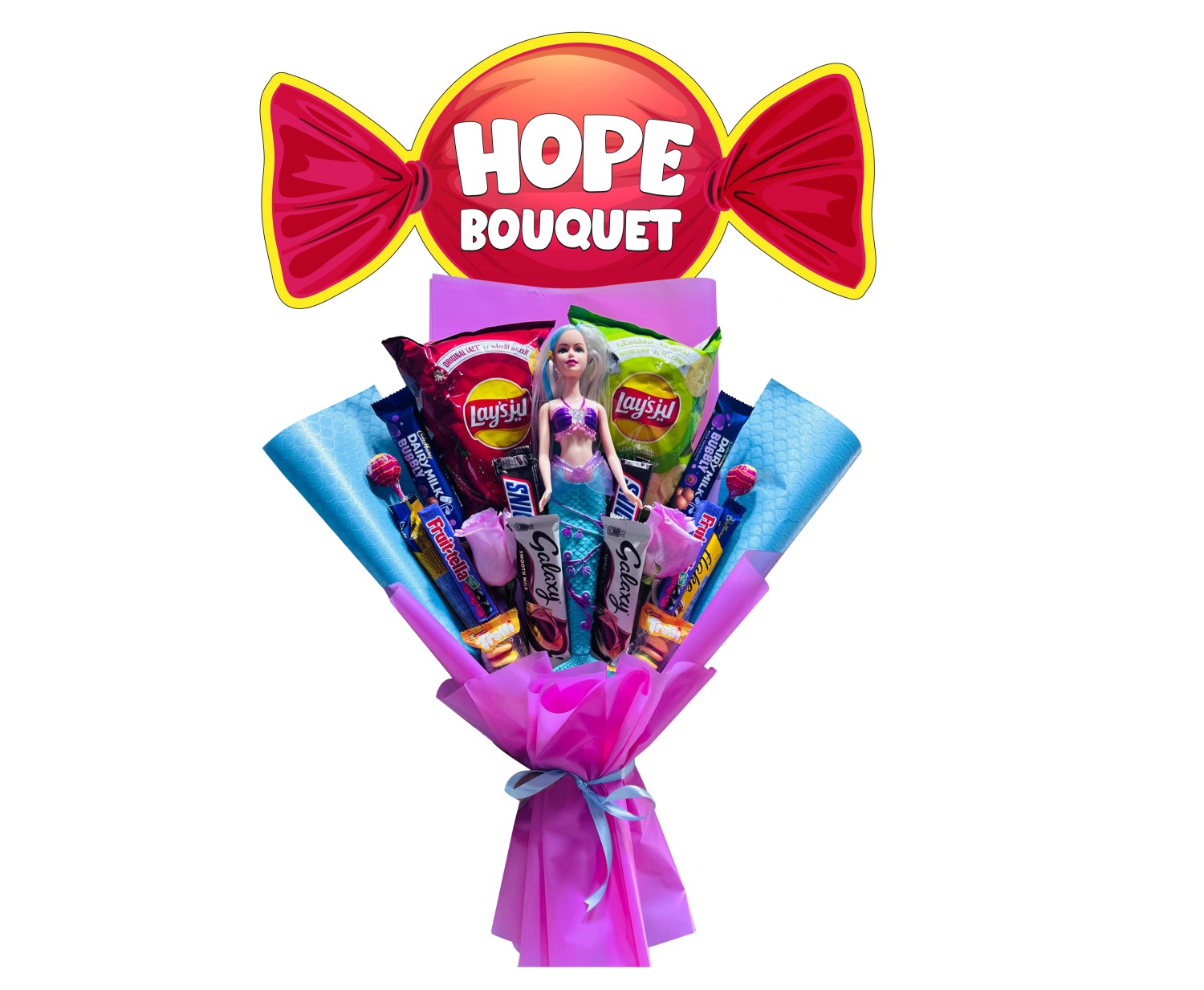 Hope Mermaid Barbie Bouquet