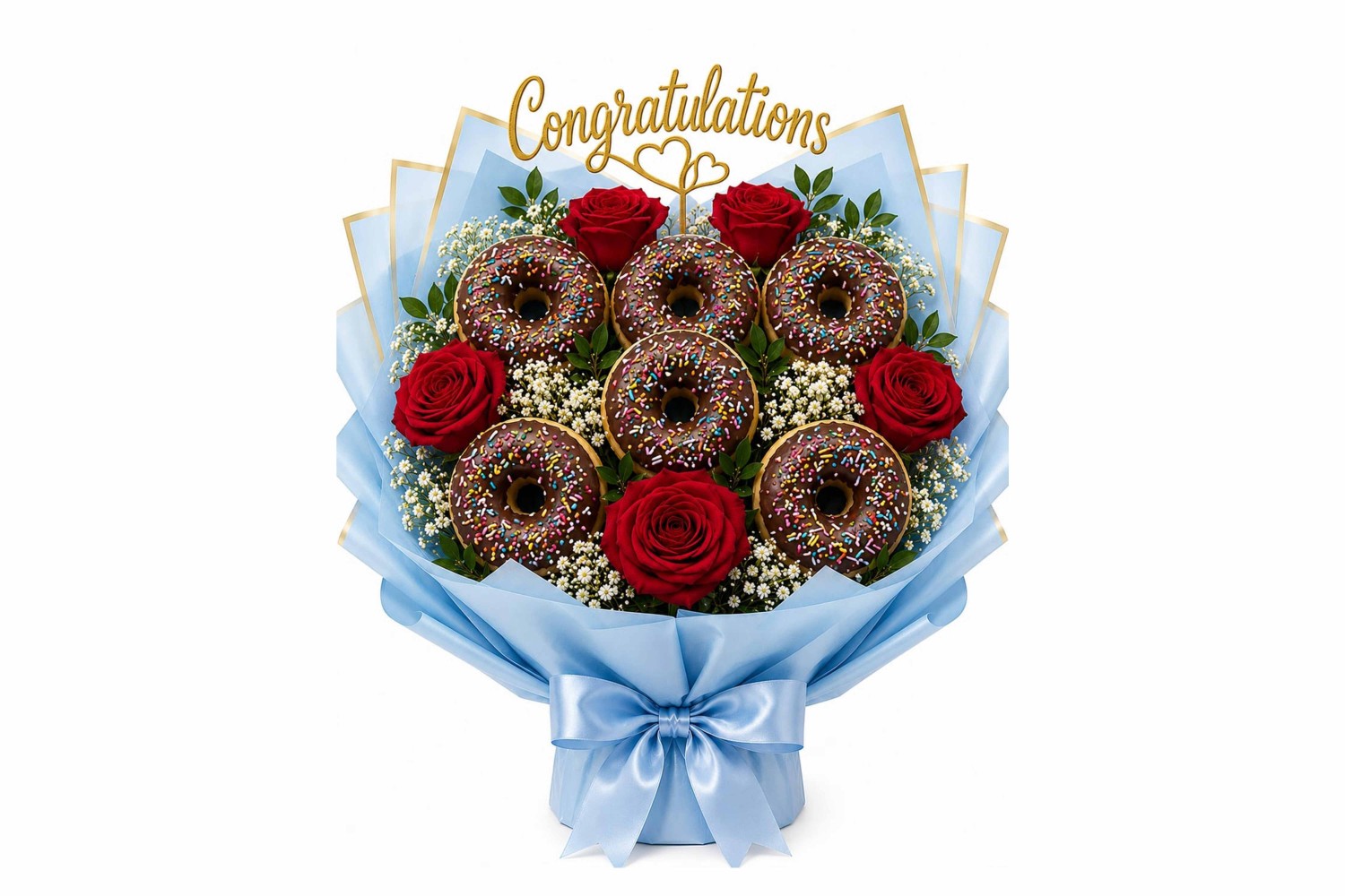 Hope Congratulations Donuts Bouquet