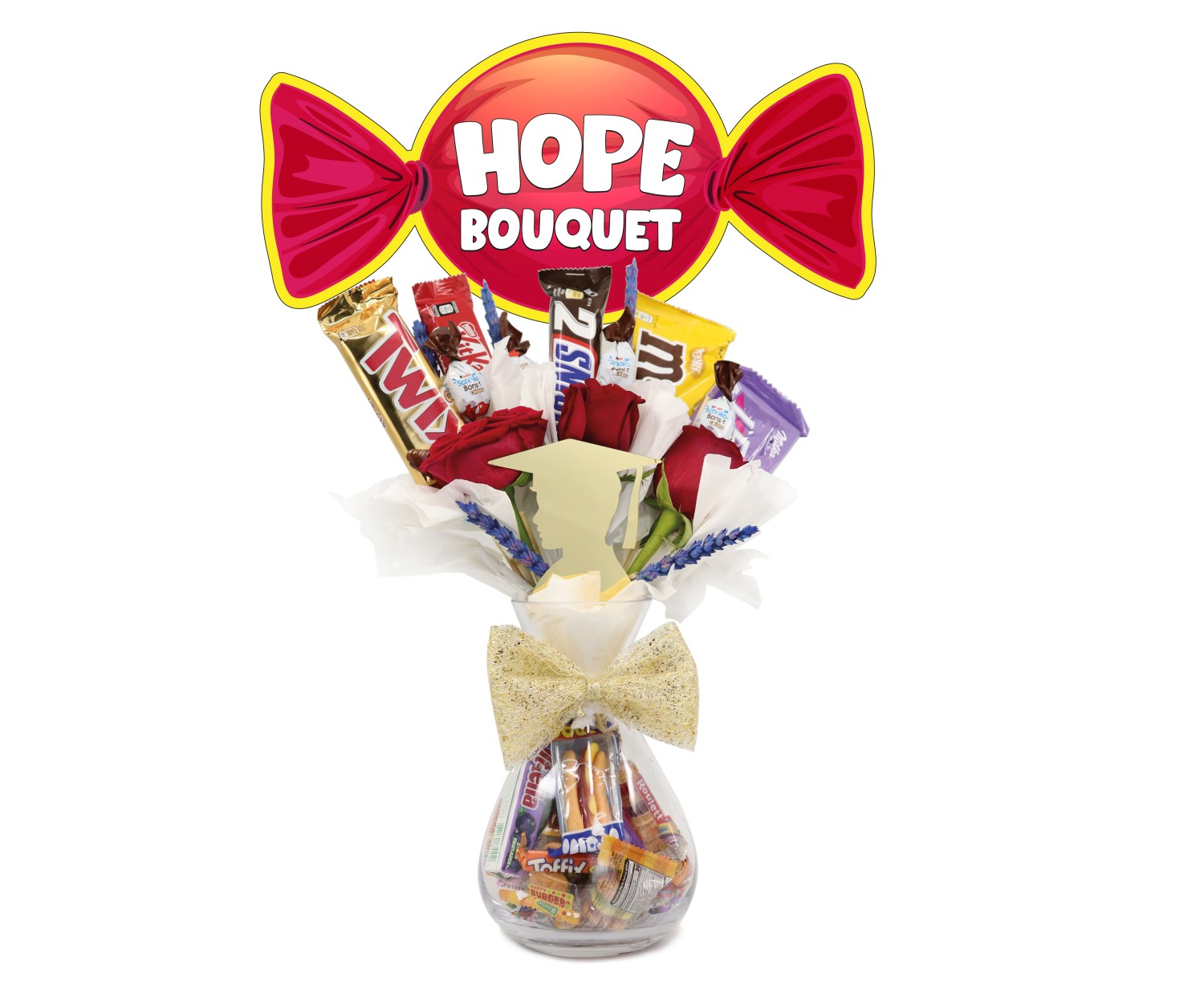 Hope Boys Grad Bouquet