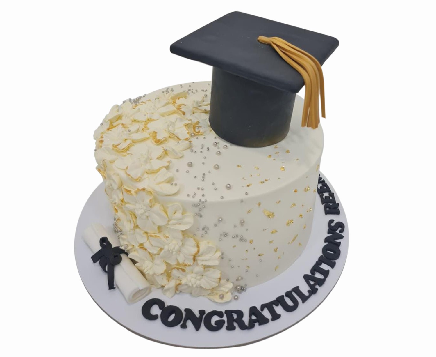 Graduation Golden Cake