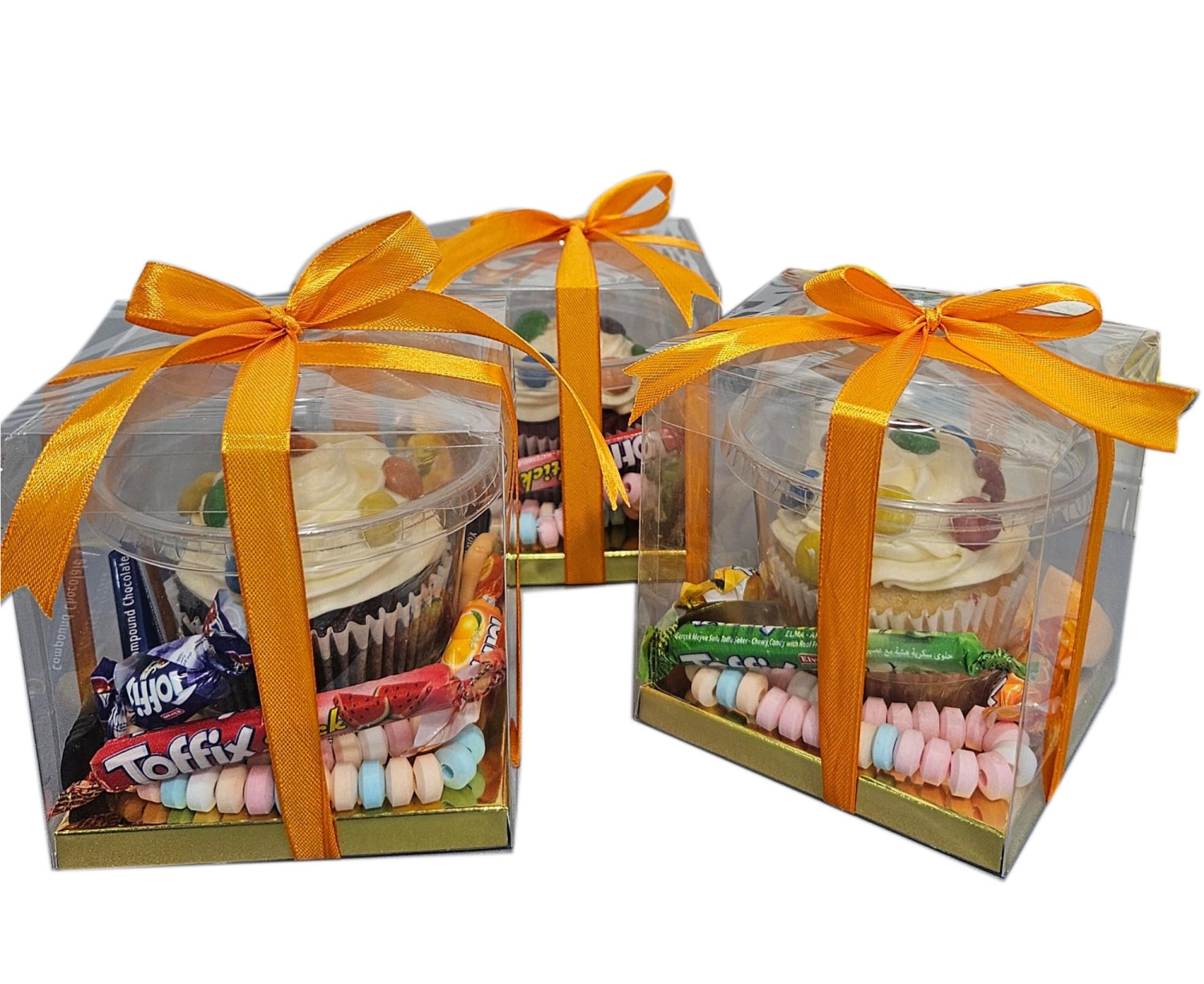 Gergean Cupcakes Giveaways ( Set of 3)