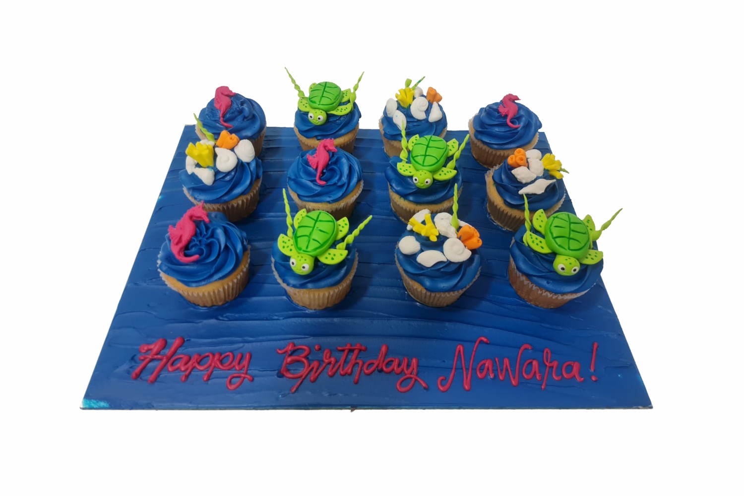 Sea life cupcakes
