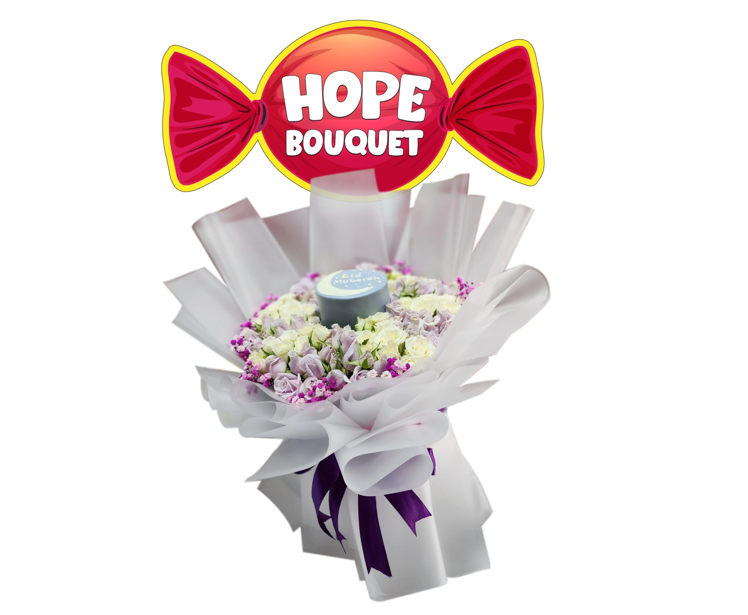 Hope Eid Mini Cake Bouquet