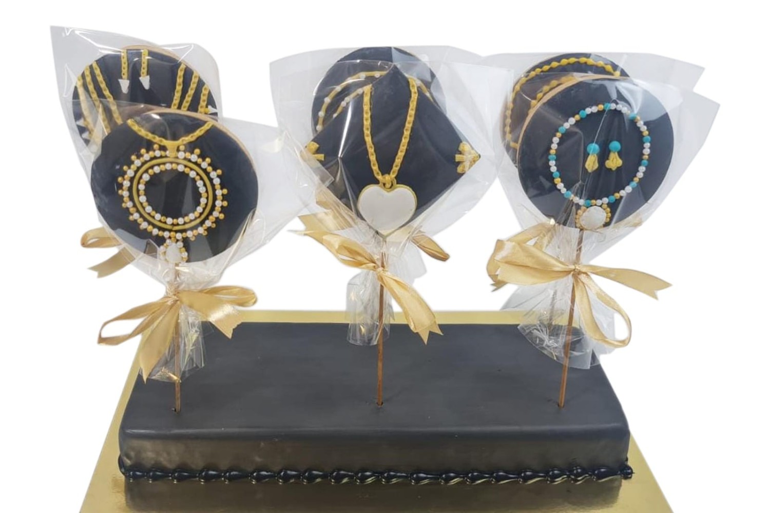 Jewellery Cookies on Stick