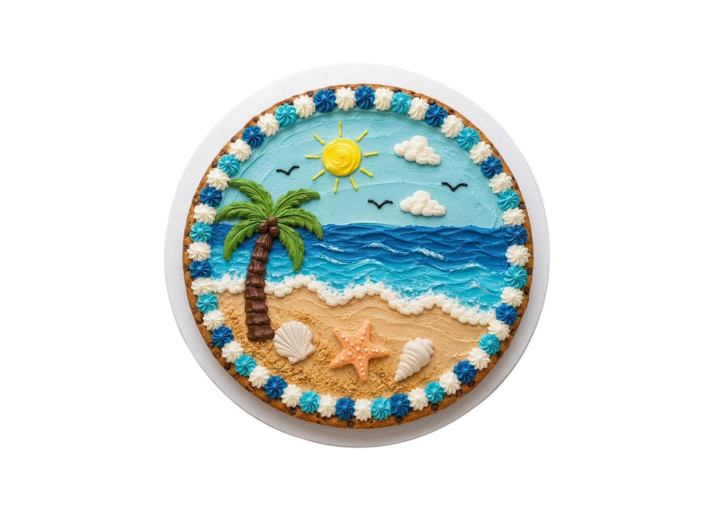 Beach Cookie Cake