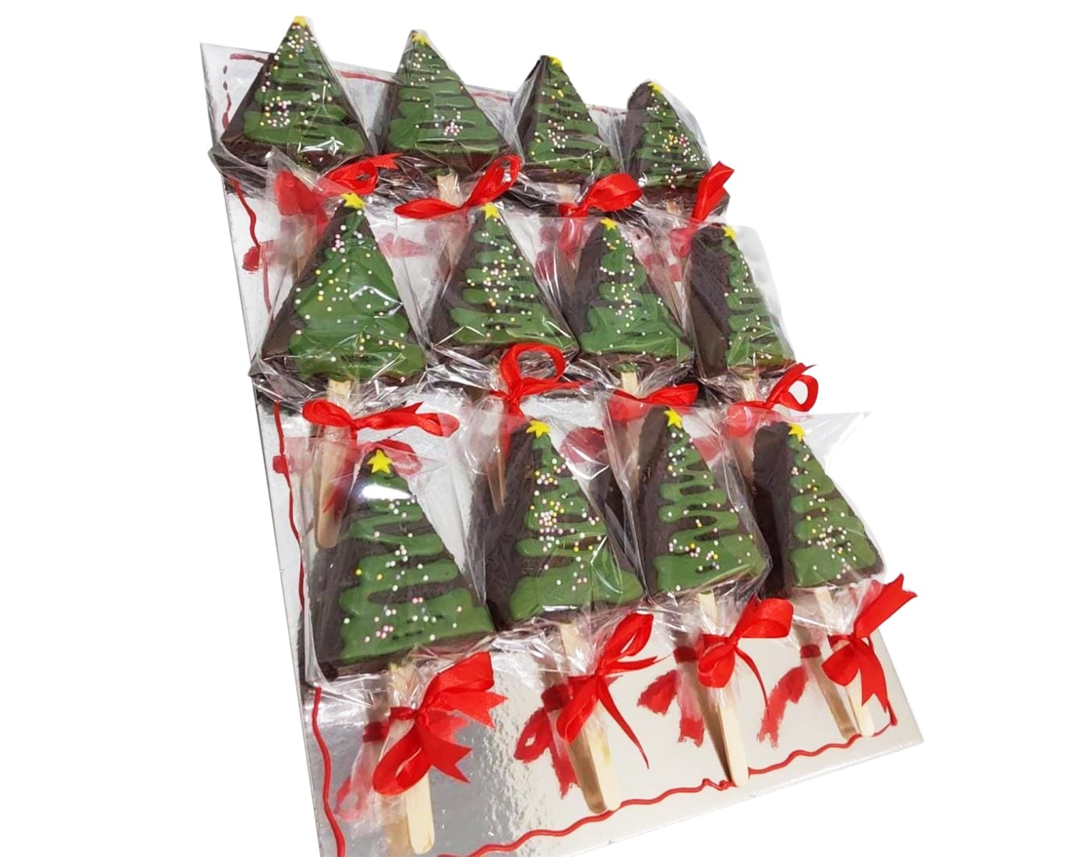 Christmas Tree Brownies