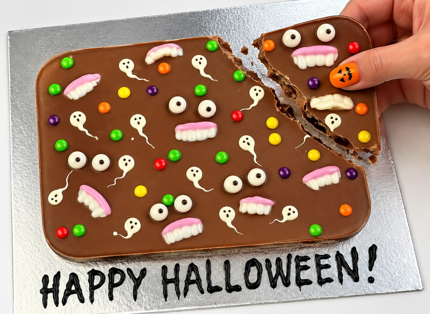 Halloween chocolate bar