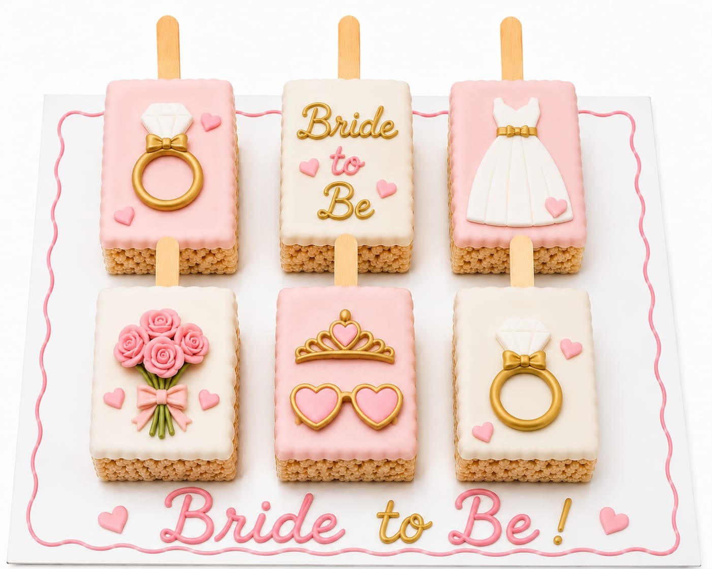 Bride to be Krispy Treats
