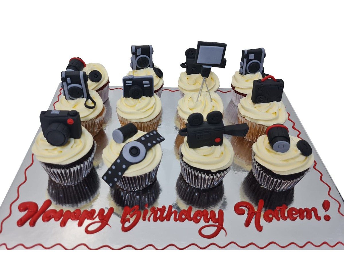 Light Camera Cupcakes
