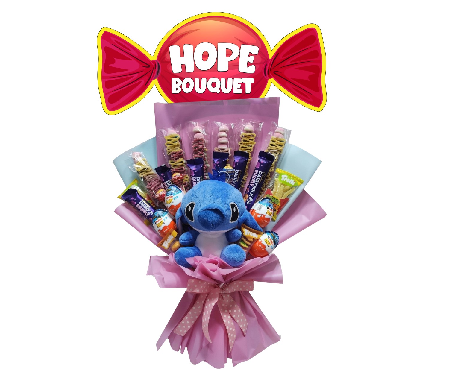 Hope Stitch Candy Chocolate Bouquet
