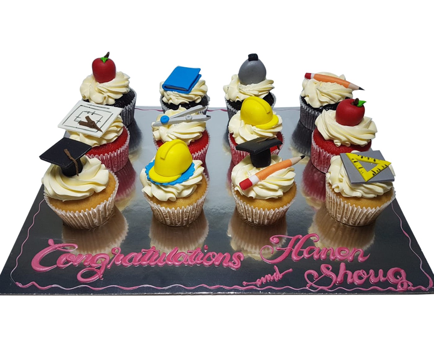 Graduation Engineer Cupcakes