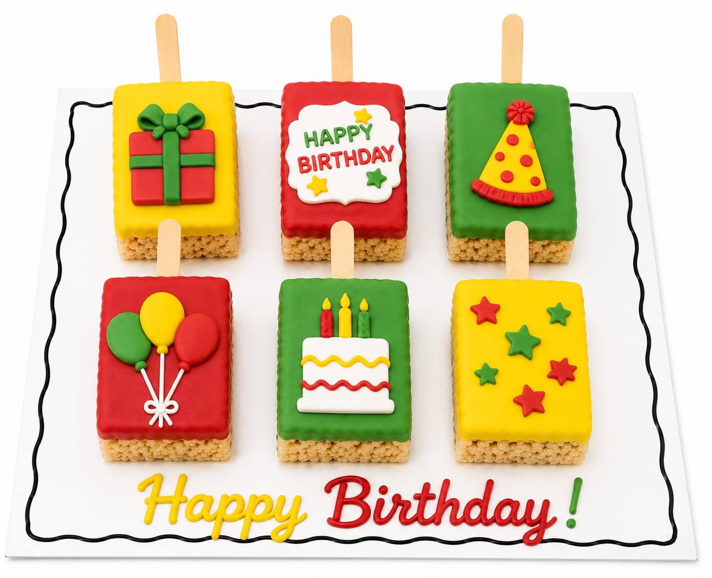 Happy Birthday Krispy Treats