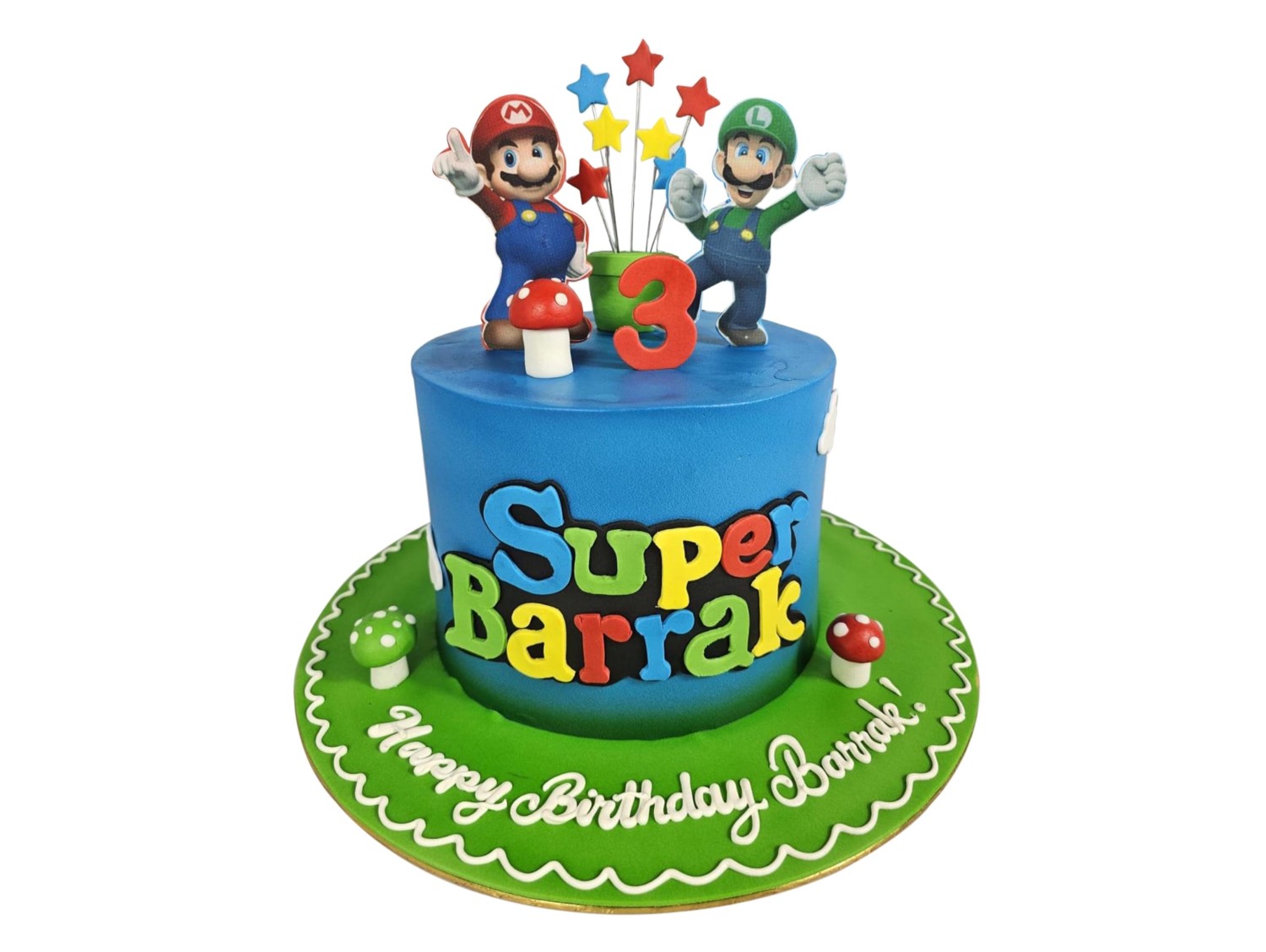Mario & Luigi Cake