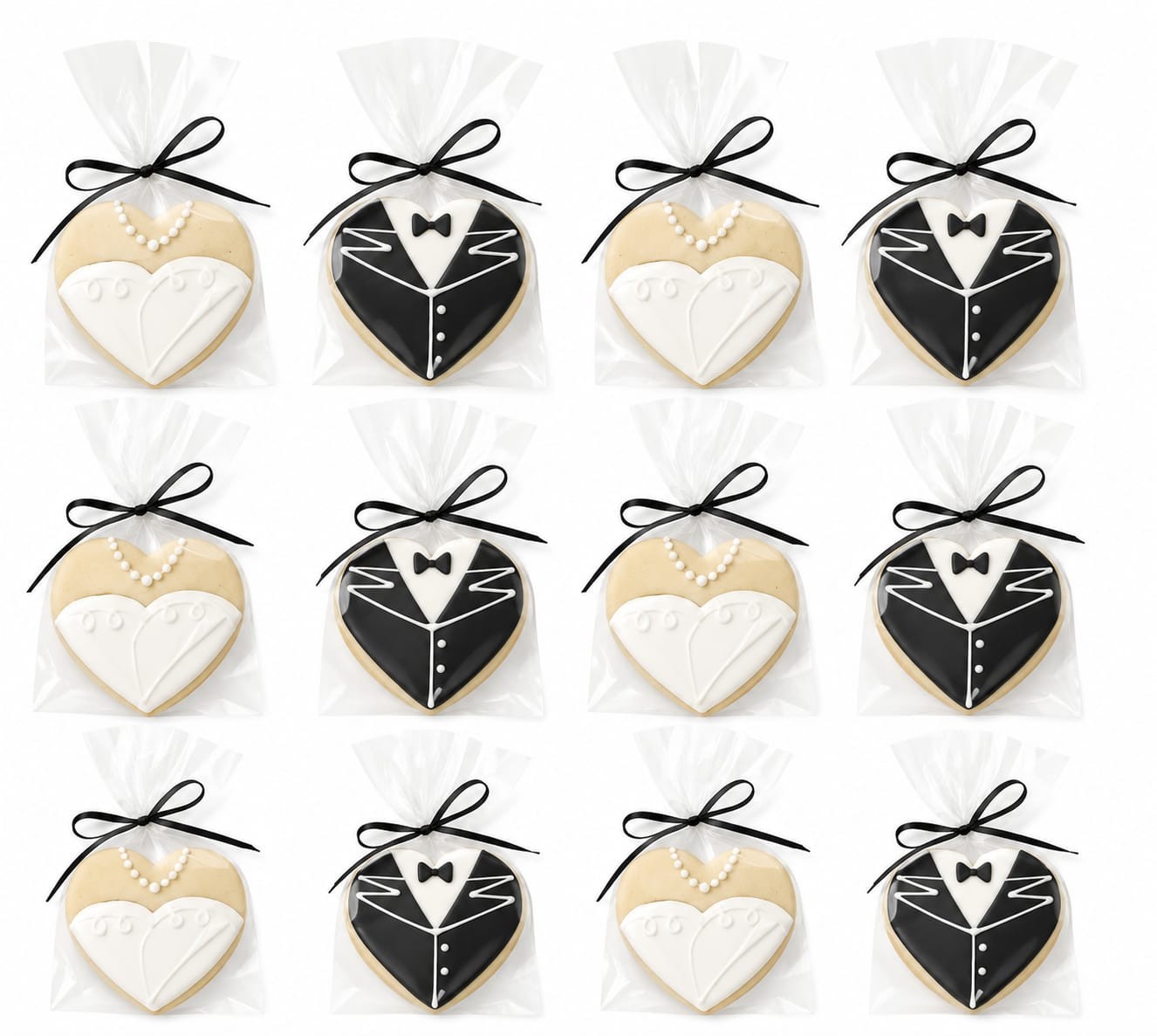 Bride & Groom Cookies