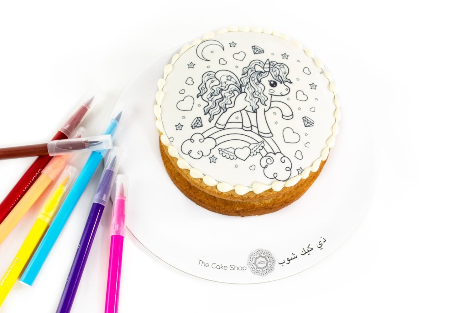 Colour Me Unicorn Cake