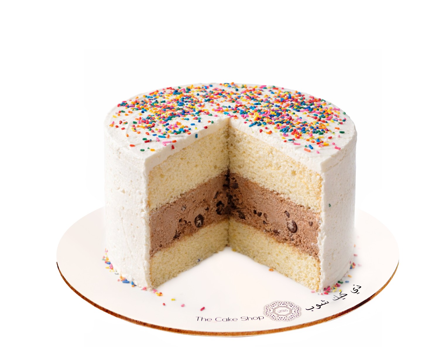 Vanilla Chocolate Ice cream Cake