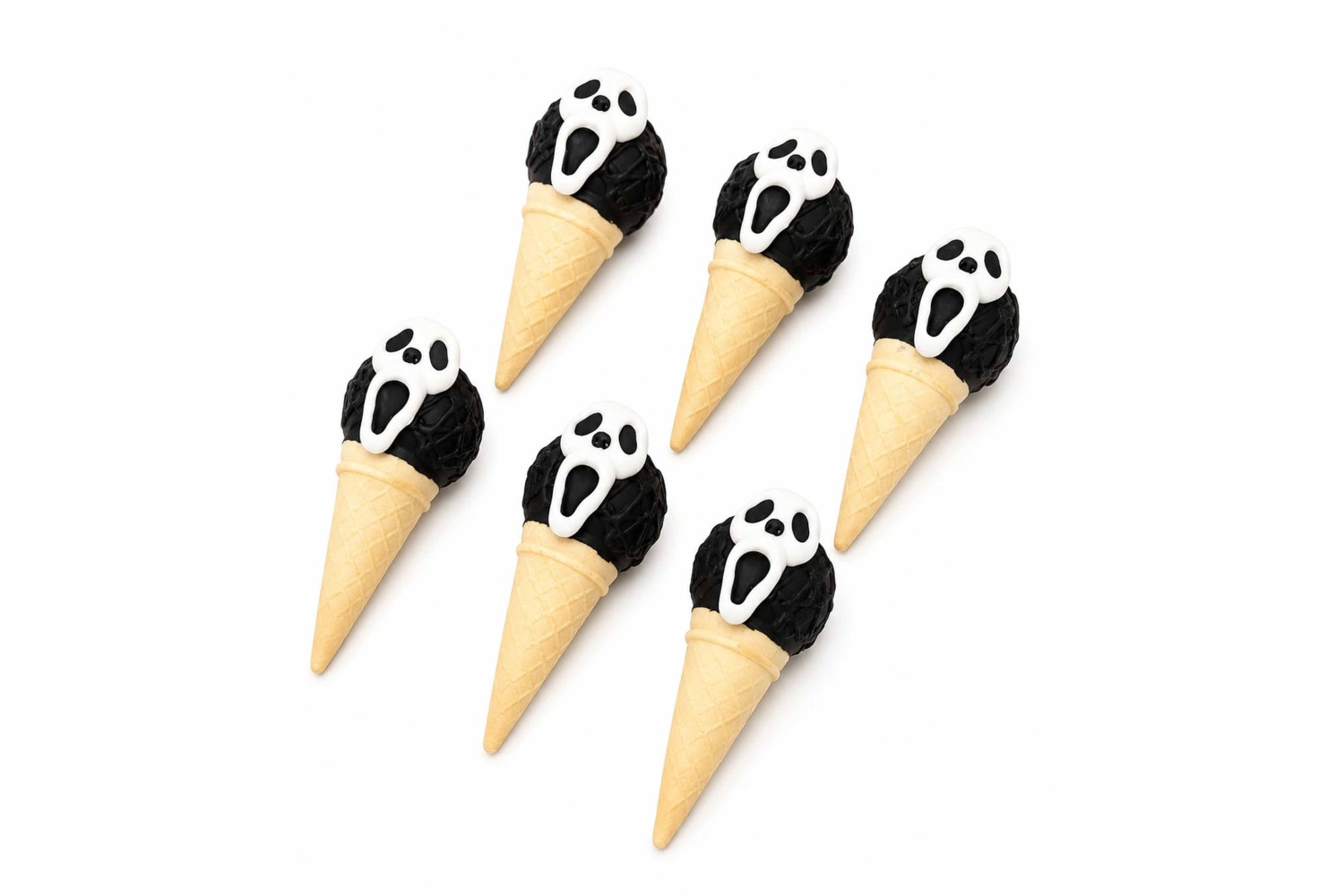 Scream Cone Cupcakes