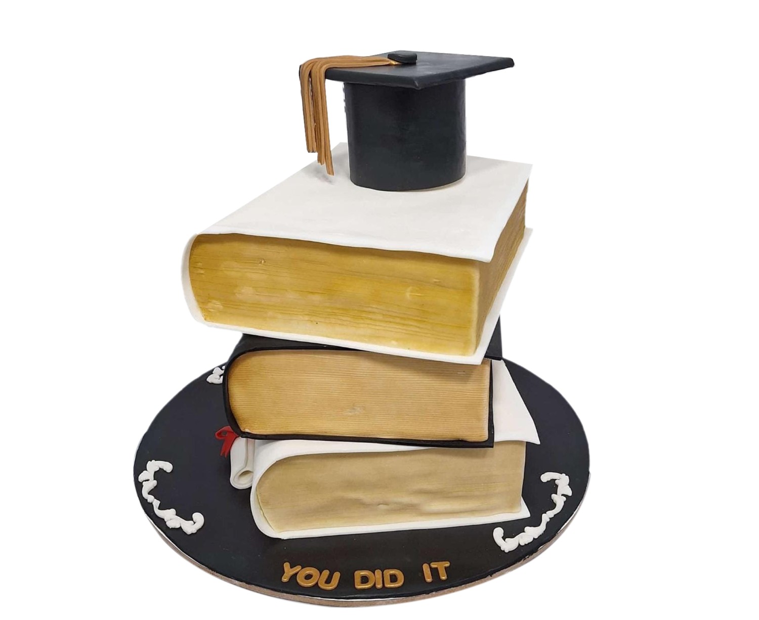 Graduation Books Cake