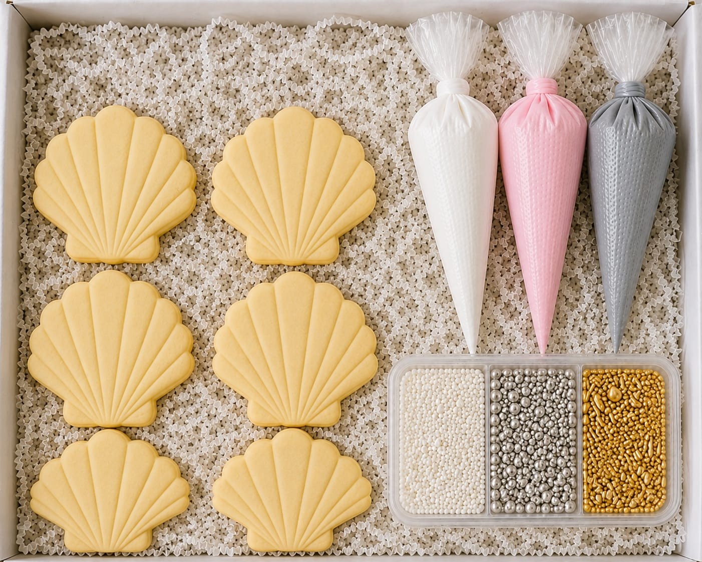 Shells Cookie DIY Kit