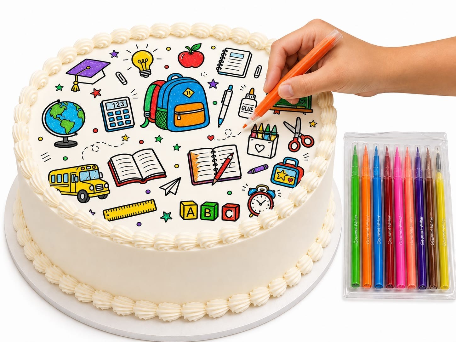 Back 2 School DIY Colour Cake