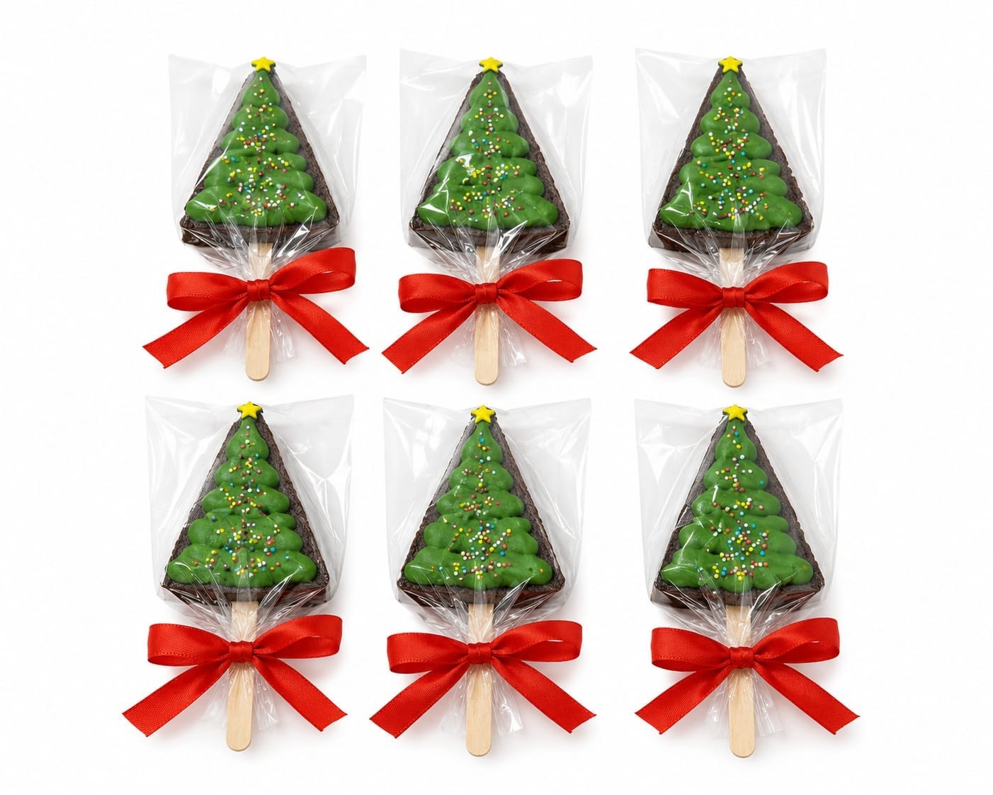 Christmas Tree Brownies