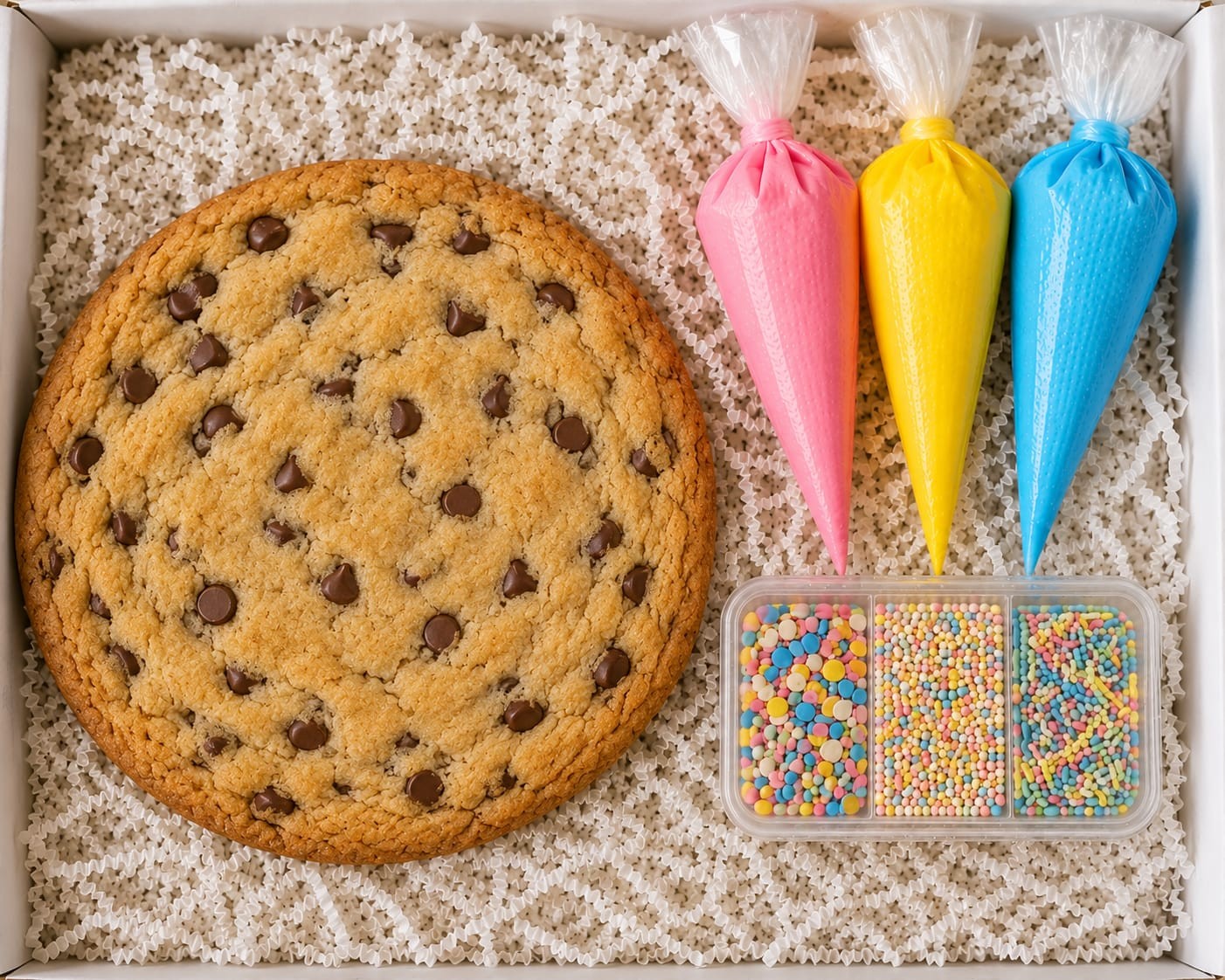Chocolate Chip Cookie Cake DIY