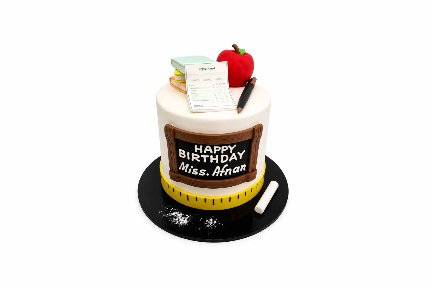 Back to School Report Cake