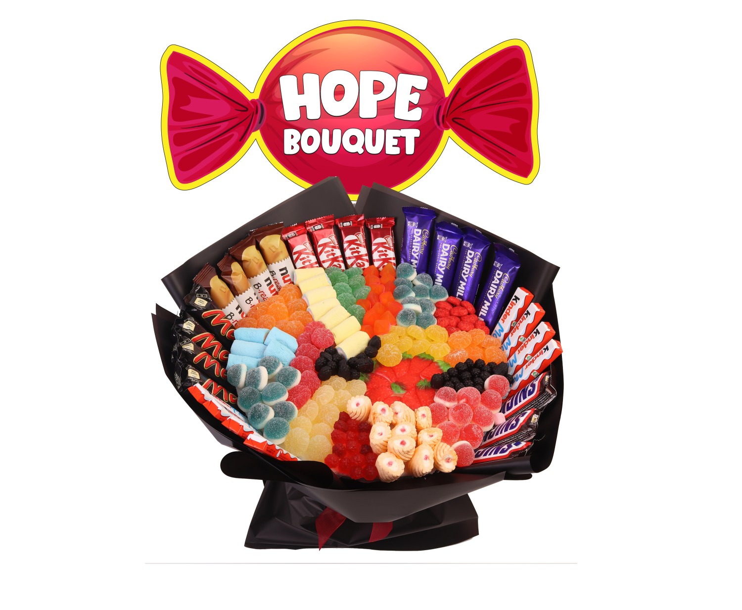 Hope Candy Chocolate Party Bouquet