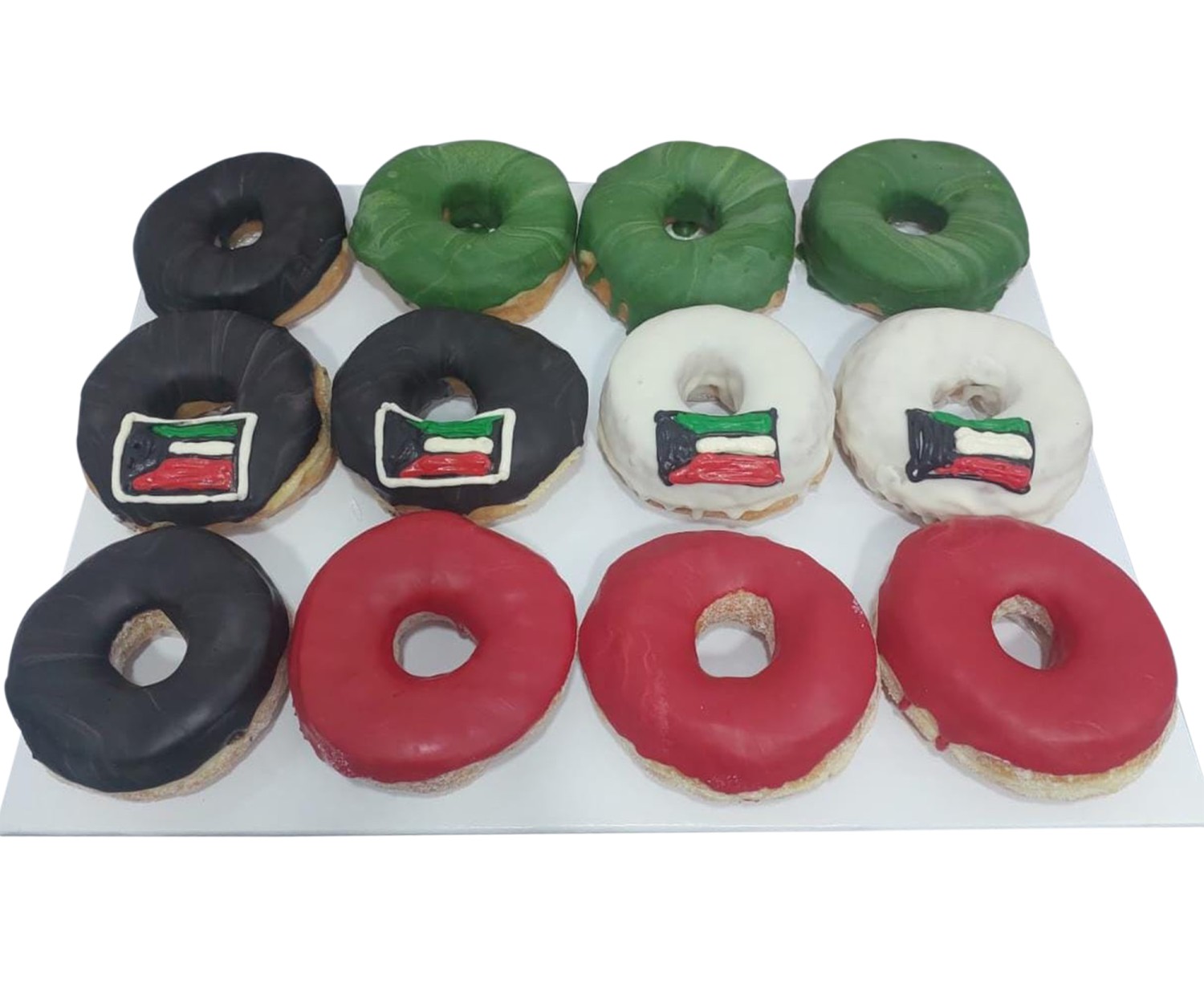 Kuwait Flag Donuts
