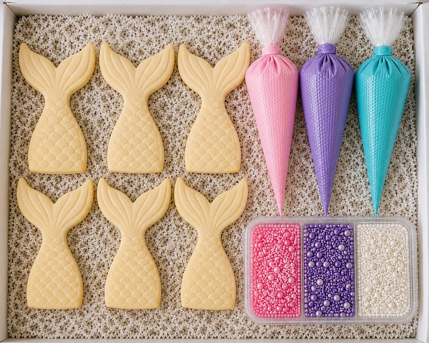 Mermaid Cookies DIY Kit