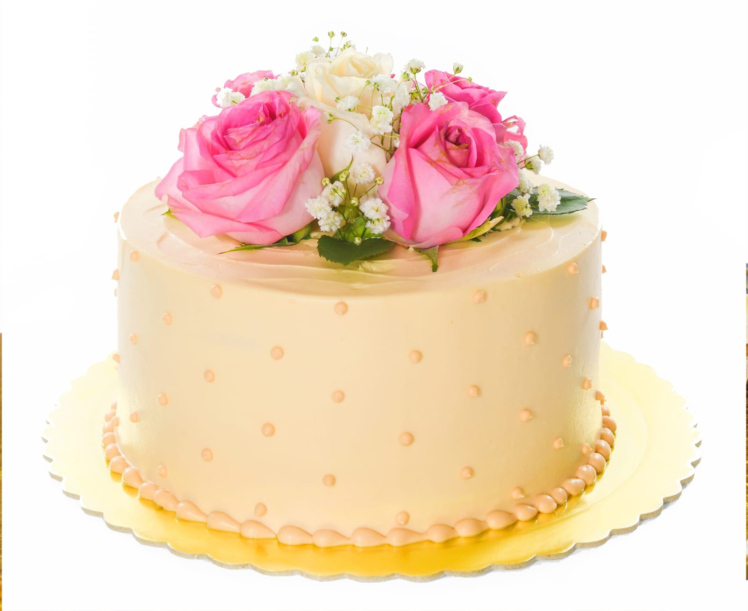Pink Roses Cake
