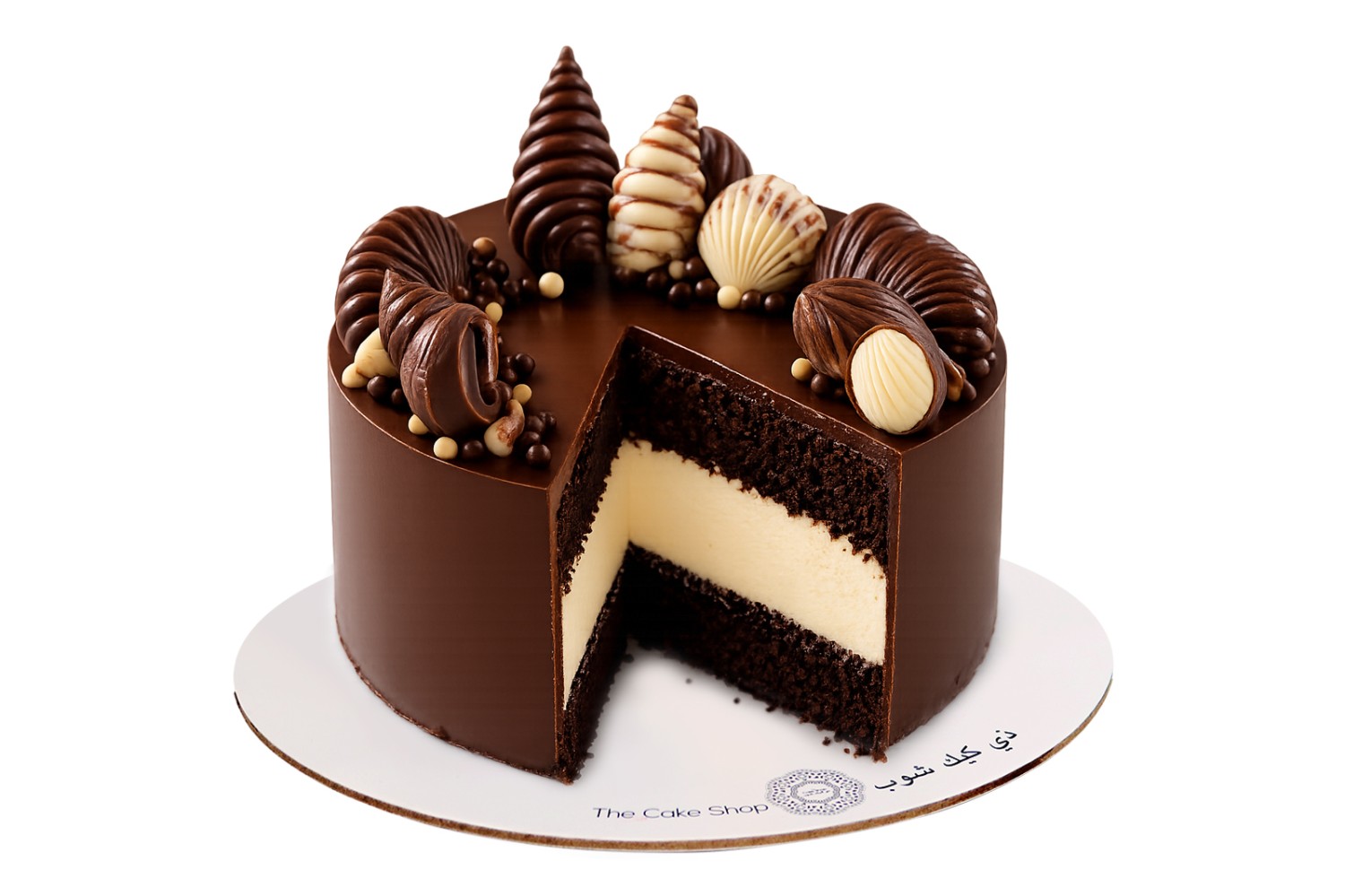 Seashells Ice Cream Cake