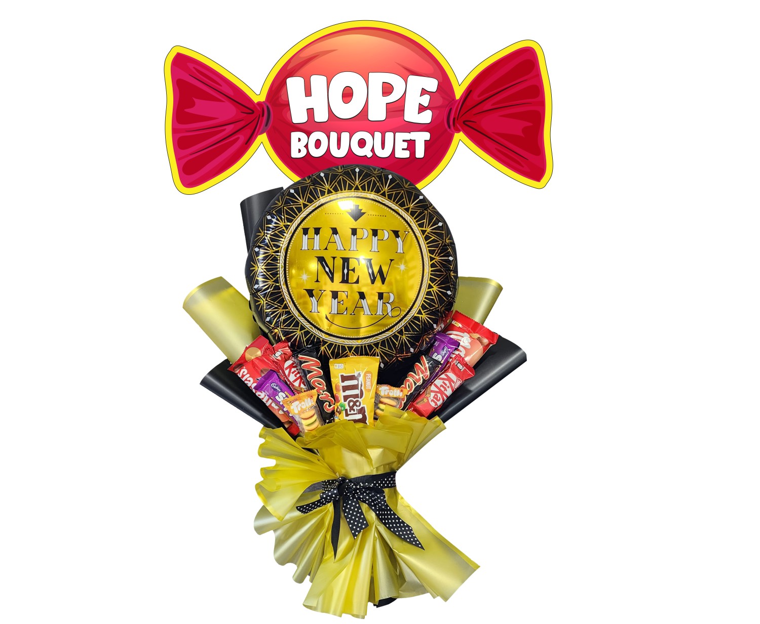 Hope New Year Balloon Bouquet
