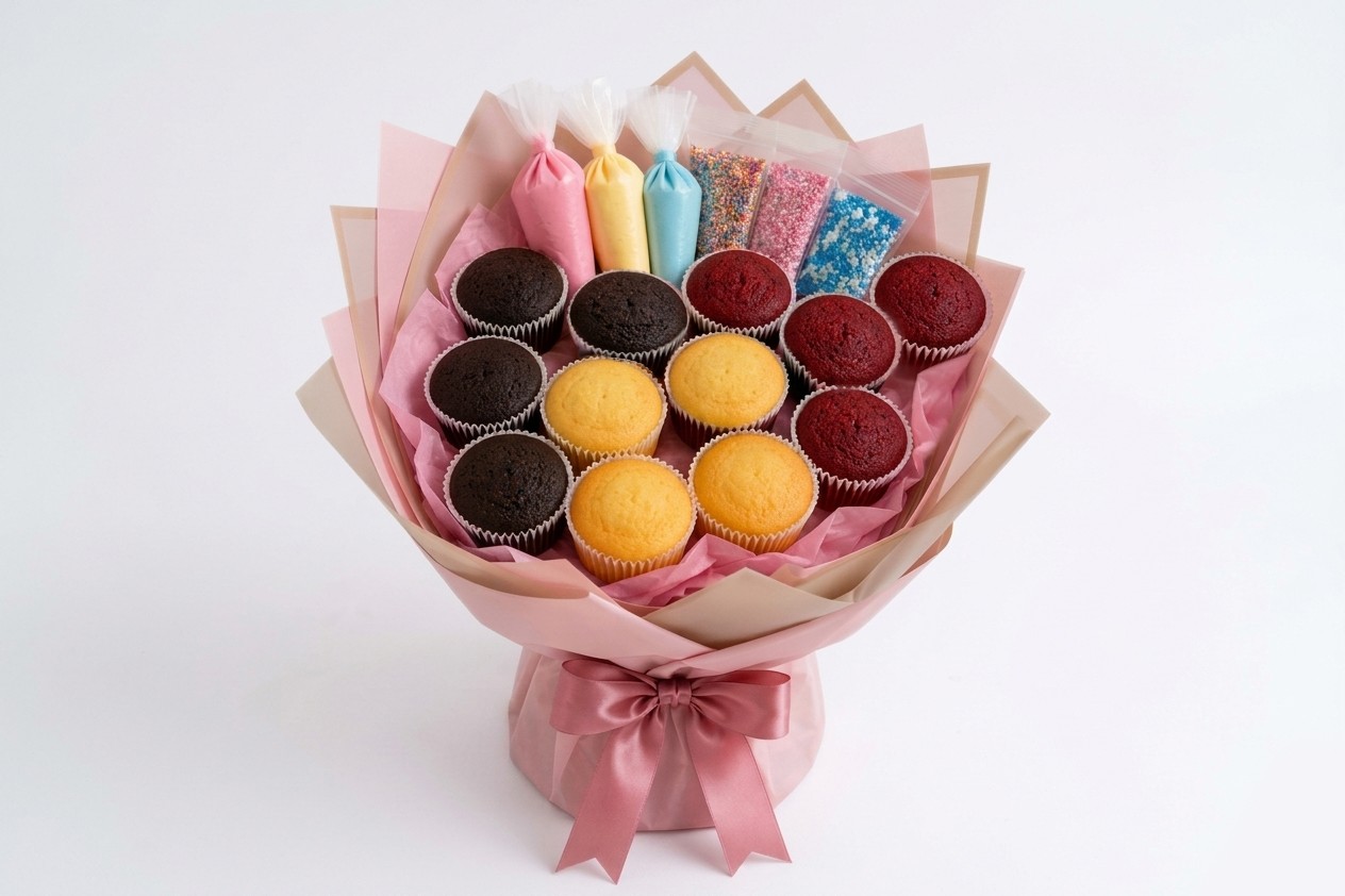 Hope DIY Cupcakes Bouquet