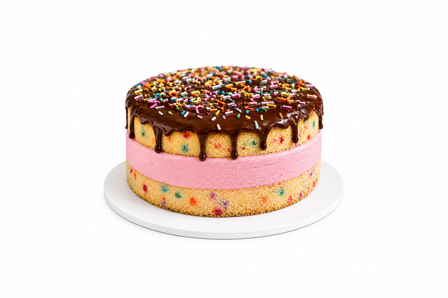 Sprinkles Ice cream Cake