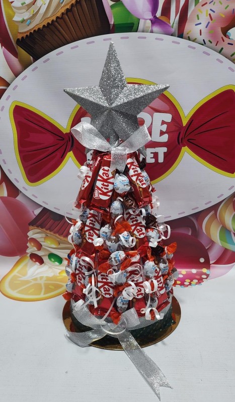 Hope Christmas Silver Tree Arrangement