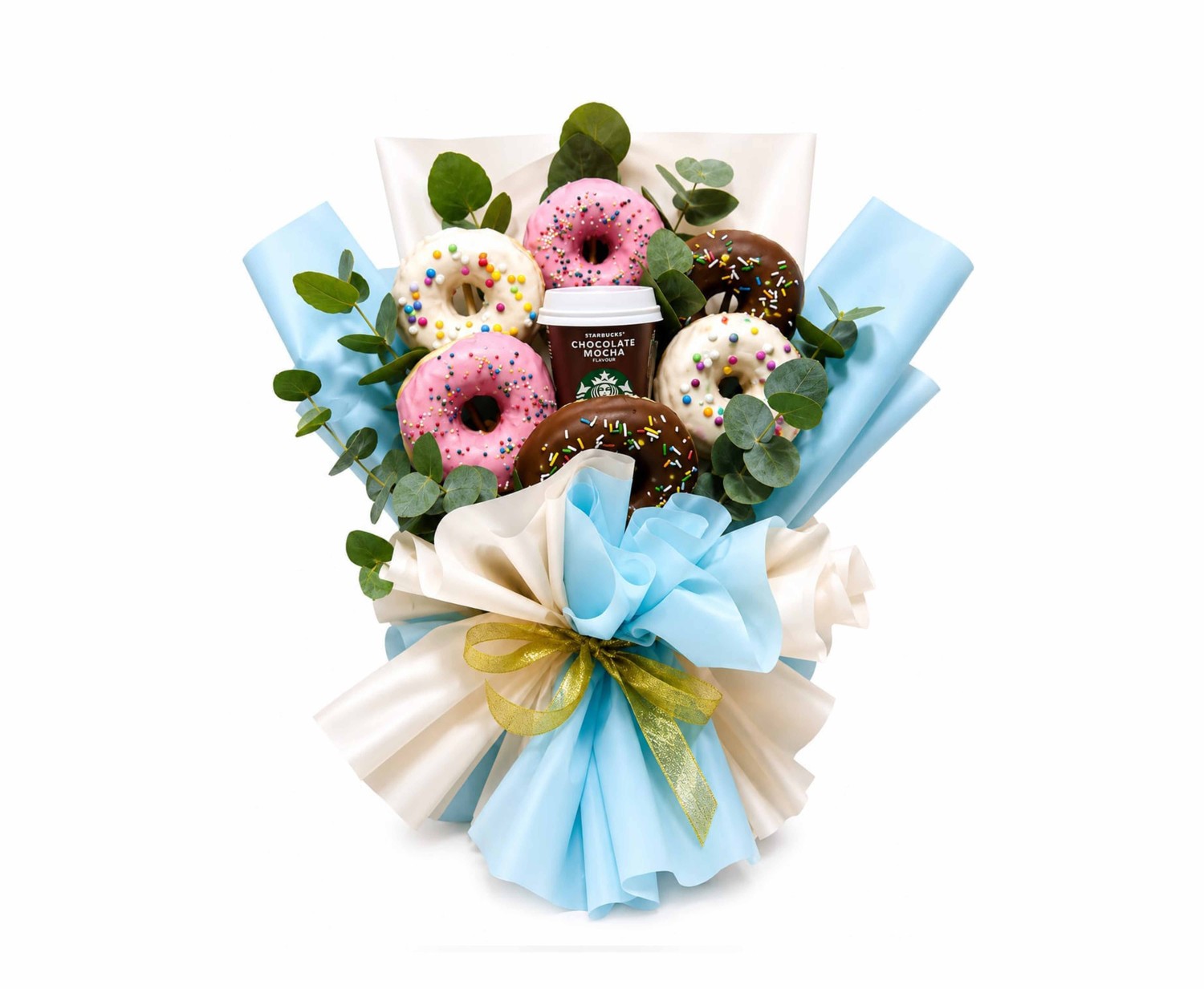 Hope Chocolate Mocha Donut Bouquet