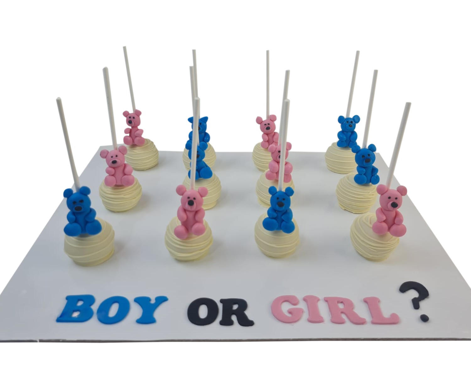 Gender Reveal Cake Pops