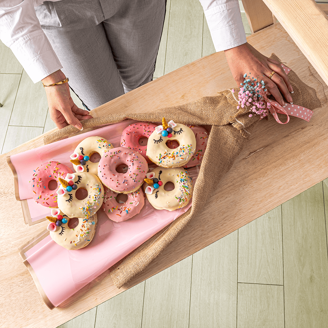 Hope Unicorn Doughnuts Bouquet