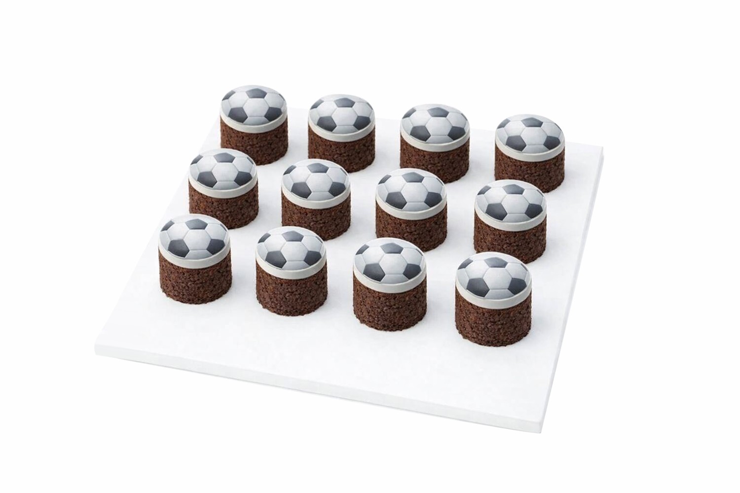 Football Cut Out Brownies