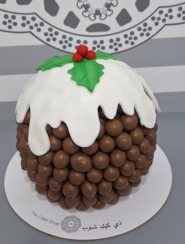 Christmas pud cake
